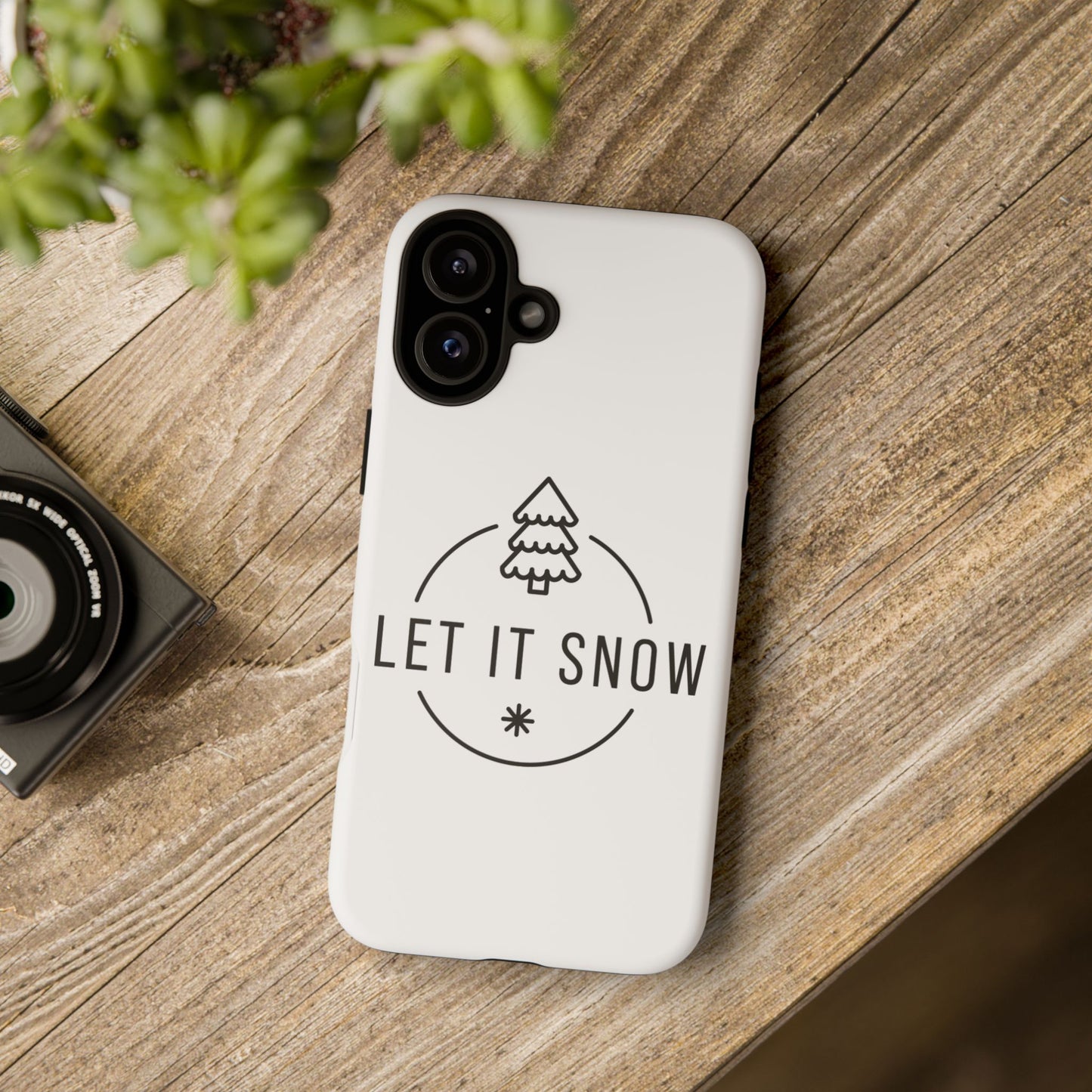 Let is Snow Durable Phone Case