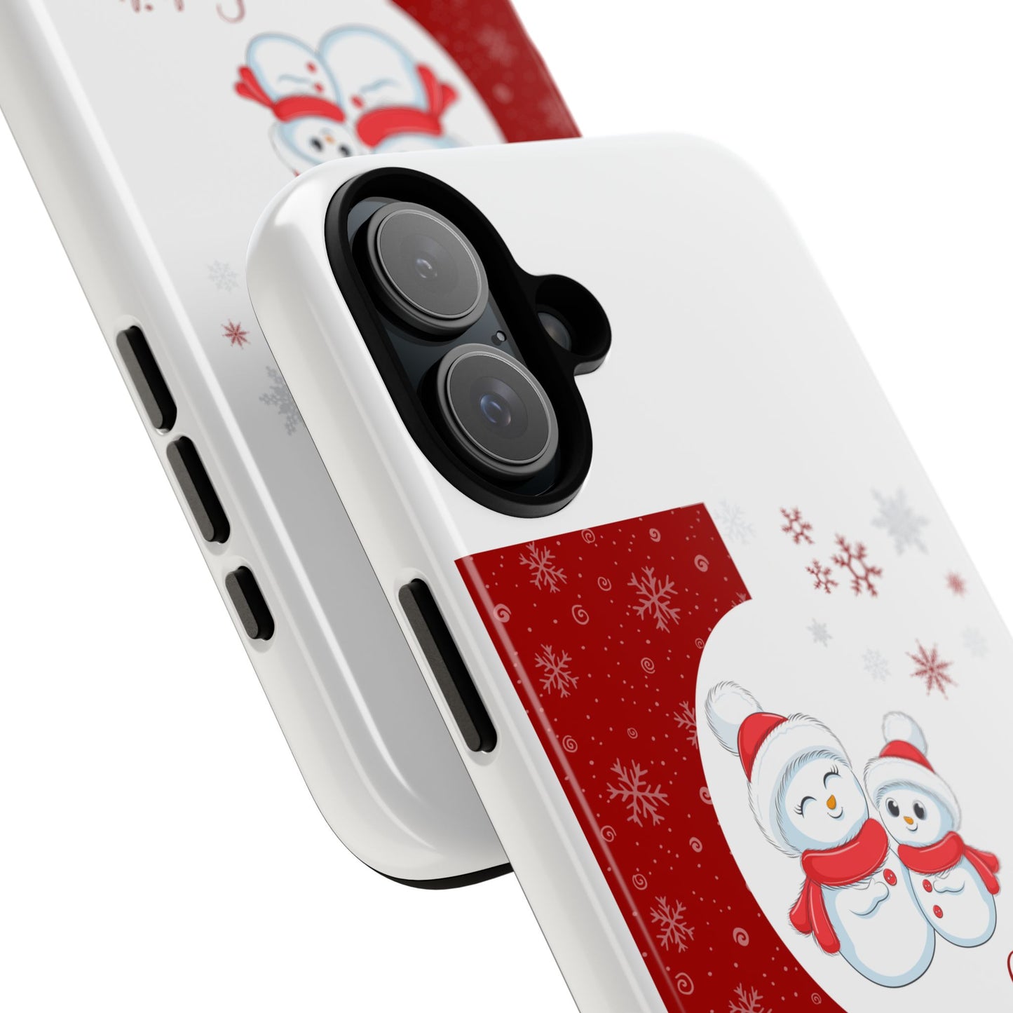 Santa Hat Snowman "Let it Snow" Phone Case