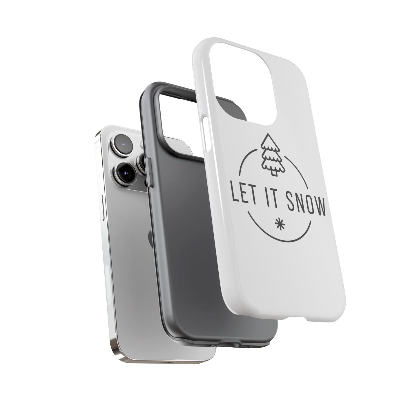 Let is Snow Durable Phone Case