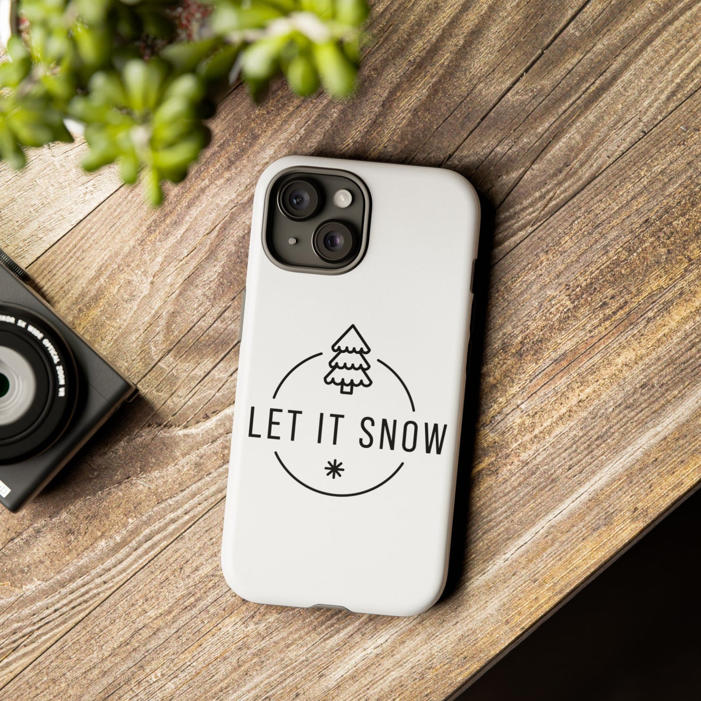 Let is Snow Durable Phone Case