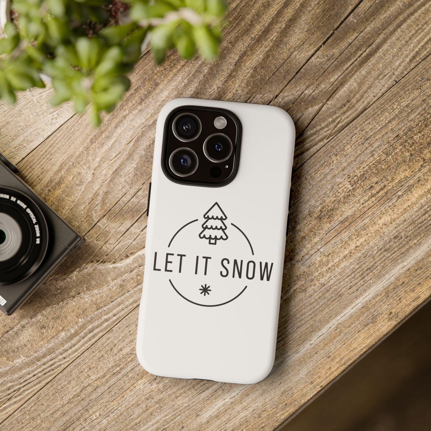 Let is Snow Durable Phone Case