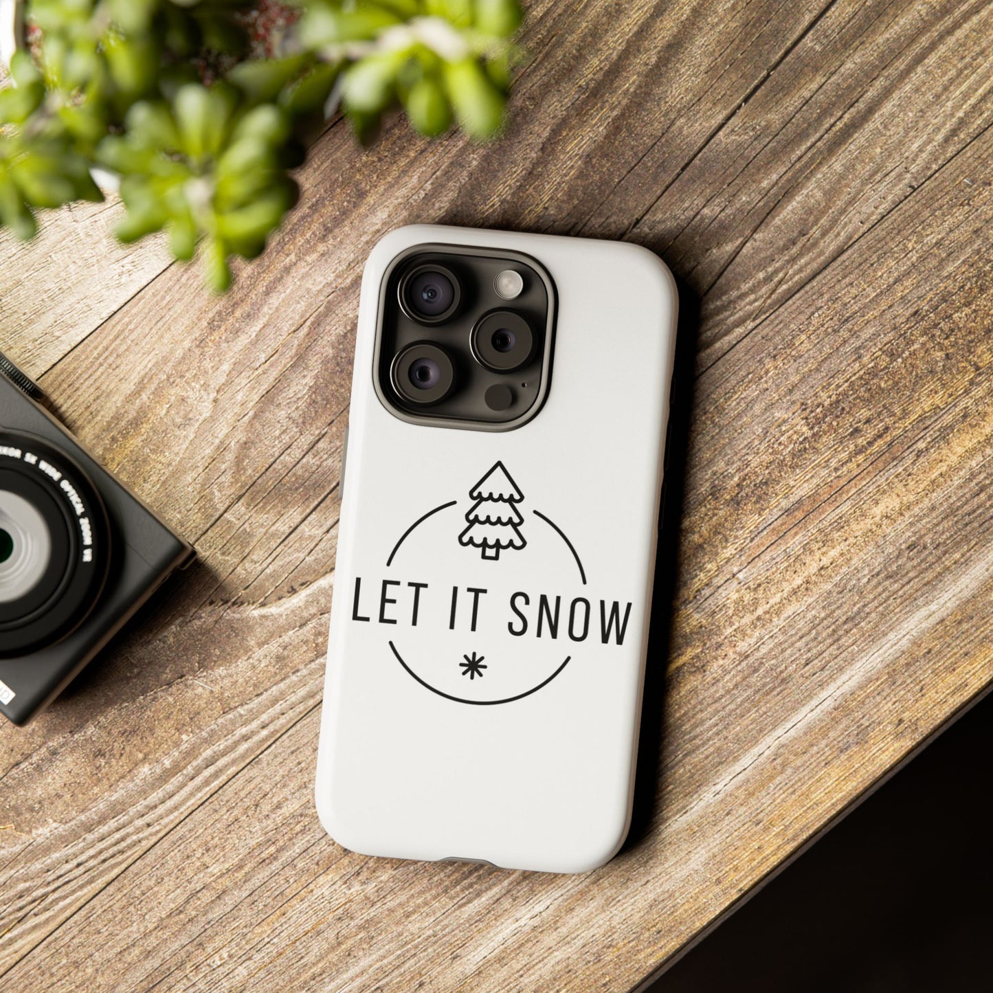 Let is Snow Durable Phone Case