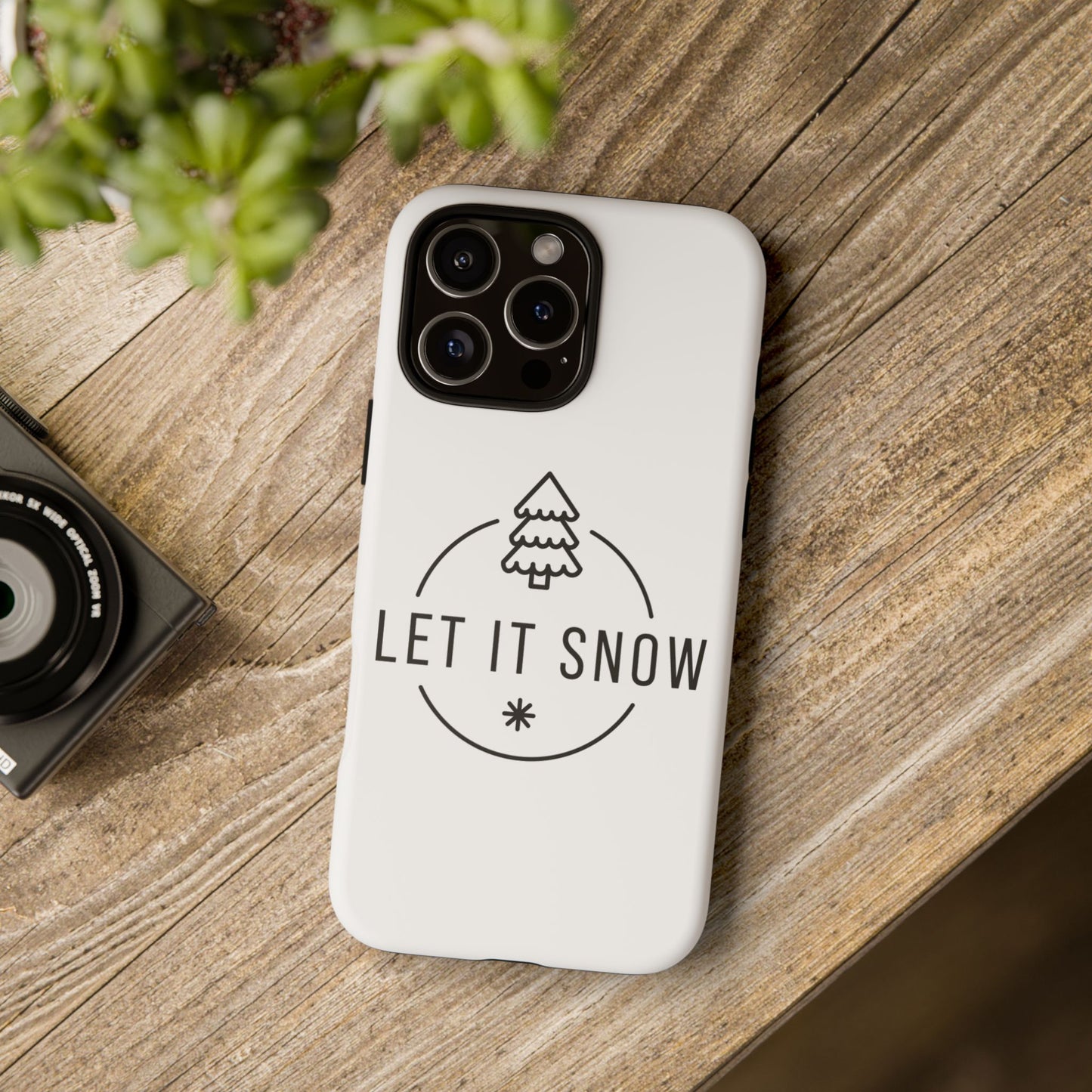 Let is Snow Durable Phone Case