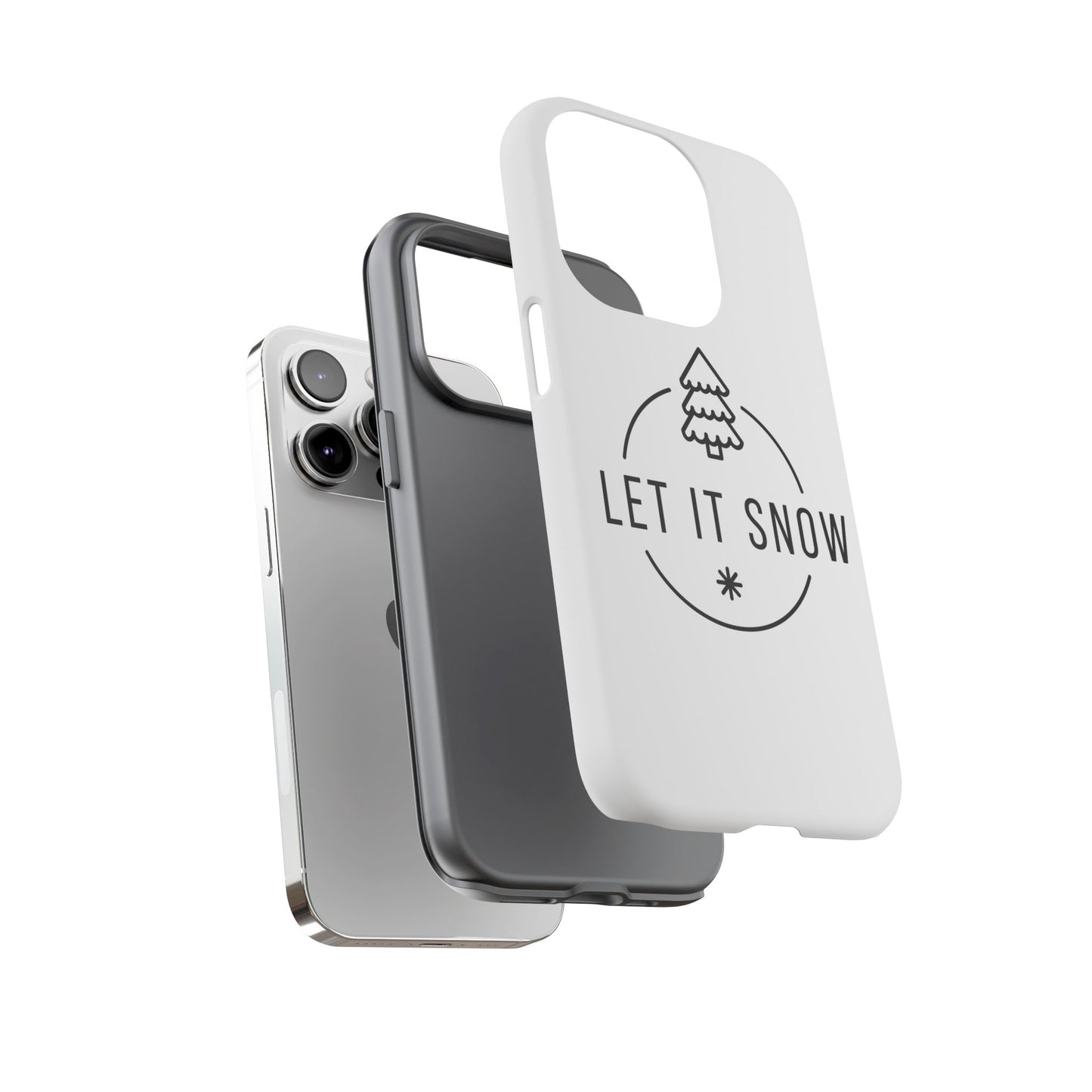 Let is Snow Durable Phone Case